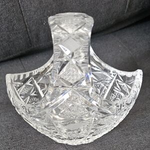 Vintage Crystal Basket